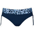 Maillots de bain Lisca Bas maillot slip de bain taille haute c&ocirc;t&eacute;s r&eacute;glables Bleu Grenoble