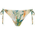 Maillots de bain Lisca Bas maillot de bain br&eacute;silien taille basse &agrave; nouettes Vert Grenoble