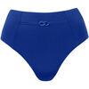 Maillots de bain Lisca Bas maillot slip de bain &eacute;chancr&eacute; taille haute Palma Bleu