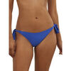 Maillots de bain Selmark Bas maillot de bain br&eacute;silien taille basse &agrave; nouettes Bleu