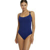 Maillots de bain Selmark Maillot de bain une pi&egrave;ce pr&eacute;form&eacute; Cosmopolitan Mare Bleu
