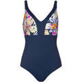 Maillots de bain Lisca Maillot de bain une pi&egrave;ce pr&eacute;form&eacute; sans armatures Tunis Bleu