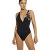 Maillots de bain Selmark Maillot de bain une pi&egrave;ce triangle pr&eacute;form&eacute; multipositions Noir