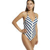 Maillots de bain Selmark Maillot de bain une pi&egrave;ce triangle pr&eacute;form&eacute; multipositions Bleu