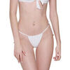 Maillots de bain Luna Splendida Bas maillot de bain br&eacute;silien r&eacute;glable &agrave; nouettes Blue Blanc