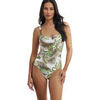 Maillots de bain Selmark Maillot de bain une pi&egrave;ce pr&eacute;form&eacute; Paradise Mare Blanc