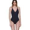 Maillots de bain Luna Splendida Maillot de bain 1 pi&egrave;ce triangle pr&eacute;form&eacute; Electra Noir