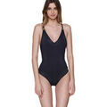 Maillots de bain Luna Splendida Maillot de bain 1 pi&egrave;ce triangle pr&eacute;form&eacute; Electra Noir