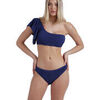 Maillots de bain Admas Ensemble deux pi&egrave;ces bikini asym&eacute;trique pr&eacute;form&eacute; &agrave; Bleu
