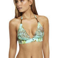 Maillots de bain Selmark Haut maillot de bain triangle pr&eacute;form&eacute; dos nu Paradise Vert