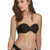 Bandeaux & bretelles amovibles Selmark Soutien-gorge bandeau armatur&eacute; pr&eacute;form&eacute; Alicia Noir