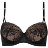 Corbeilles & balconnets Lisca Soutien-gorge pr&eacute;form&eacute; Melanie Noir