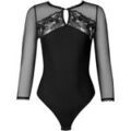 Culottes & autres bas
sur Grenoble : Bodys Lisca Body br&eacute;silien manches trois-quarts Sympathy Noir