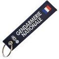 Porte cl&eacute; Clj Charles Le Jeune Porte-cl&eacute;s Gendarmerie Nationale - Drapeau France Bleu Grenoble