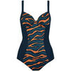 Maillots de bain Lisca Maillot de bain une pi&egrave;ce armatur&eacute; TANZANIA Bleu