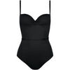 Maillots de bain Lisca Maillot de bain une pi&egrave;ce pr&eacute;form&eacute; PALMA Noir