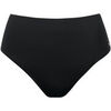 Maillots de bain Lisca Bas maillot slip de bain &eacute;chancr&eacute; taille haute PALMA Noir