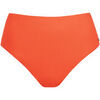 Maillots de bain Lisca Bas maillot slip de bain &eacute;chancr&eacute; taille haute PALMA Orange