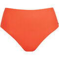 Maillots de bain Lisca Bas maillot slip de bain &eacute;chancr&eacute; taille haute PALMA Orange Grenoble