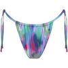 Maillots de bain Lisca Bas maillot slip de bain r&eacute;glable &agrave; nouettes JERSEY Violet
