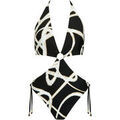 Maillots de bain sur Grenoble : Maillots de bain Lisca Maillot de bain une pi&egrave;ce monokini sans armatures HONOLULU Noir