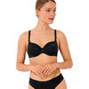 Corbeilles & balconnets Lisca Soutien-gorge pr&eacute;form&eacute; bretelles doubles GRACIA bonnets B &agrave; Noir