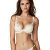 Corbeilles & balconnets Selmark Soutien-gorge pr&eacute;form&eacute; d&eacute;collet&eacute; profond FEDERICA MARIAGE Blanc
