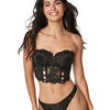 Bandeaux & bretelles amovibles Selmark Soutien-gorge bustier balconnet FEDERICA Noir