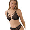 Rembourr&eacute;s Lisca Soutien-gorge push-up ouverture frontale Lovelace Noir