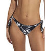 Maillots de bain Selmark Bas maillot slip de bain taille basse &agrave; nouettes Honolulu Noir