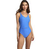 Maillots de bain Selmark Maillot de bain une pi&egrave;ce prosth&eacute;tique shapewear pr&eacute;form&eacute; Bleu