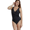 Maillots de bain Admas Maillot de bain 1 pi&egrave;ce pr&eacute;form&eacute; shapewear Curvy Noir