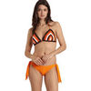Maillots de bain Admas Ensemble 2 pi&egrave;ces bikini triangle The Crochet Day Orange