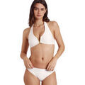 Maillots de bain sur Grenoble : Maillots de bain Admas Ensemble 2 pi&egrave;ces bikini pr&eacute;form&eacute; dos nu Waves Blanc