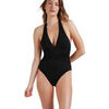 Maillots de bain Admas Maillot de bain 1 pi&egrave;ce pr&eacute;form&eacute; dos nu Costa Bella Noir