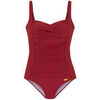 Maillots de bain Lascana Maillot de bain amincissant 1 pi&egrave;ce TK-5 bonnets B &agrave; E Rouge