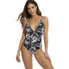 Maillots de bain Selmark Maillot de bain une pi&egrave;ce triangle pr&eacute;form&eacute; Honolulu Noir