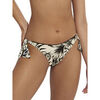 Maillots de bain Selmark Bas maillot slip de bain taille basse &agrave; nouettes Honolulu Blanc