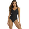 Maillots de bain Selmark Maillot de bain une pi&egrave;ce prosth&eacute;tique shapewear pr&eacute;form&eacute; Noir