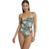 Maillots de bain Selmark Maillot de bain une pi&egrave;ce armatur&eacute; asym&eacute;trique Bari Vert