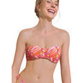 Maillots de bain sur Grenoble : Maillots de bain Lisca Haut maillot de bain bandeau pr&eacute;form&eacute; sans armatures Kavala Orange