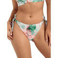Maillots de bain sur Grenoble : Maillots de bain Lisca Bas maillot slip de bain taille basse &agrave; nouettes Japan Vert