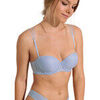 Bandeaux & bretelles amovibles Lisca Soutien-gorge bandeau balconnet pr&eacute;form&eacute; Nikki Bleu
