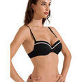 Maillots de bain sur Grenoble : Maillots de bain Lisca Haut maillot de bain pr&eacute;form&eacute; multipositions Union Island Noir