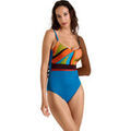 Maillots de bain Lisca Maillot de bain une pi&egrave;ce shapewear armatur&eacute; multipositions Bleu Grenoble