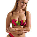 Maillots de bain sur Grenoble : Maillots de bain Lisca Haut maillot de bain bandeau pr&eacute;form&eacute; Viviero Marron