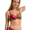 Maillots de bain Lisca Haut maillot de bain pr&eacute;form&eacute; Viviero Marron Grenoble