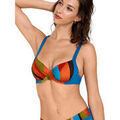 Maillots de bain sur Grenoble : Maillots de bain Lisca Haut maillot de bain armatur&eacute; Viviero Bleu