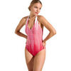 Maillots de bain Lisca Maillot de bain une pi&egrave;ce dos nu sans armatures Quito Rouge