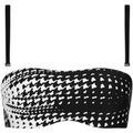 Maillots de bain sur Grenoble : Maillots de bain Lisca Haut maillot de bain bandeau pr&eacute;form&eacute; Quito Noir